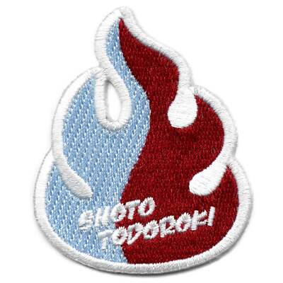 Mein Hero Academia Todoroki Logo Anime Bestickt Aufbügeln Patch