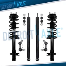 Front Struts w/Coil Spring Rear Shocks Sway Bars Kit for 2007 - 2010 Mazda CX-9