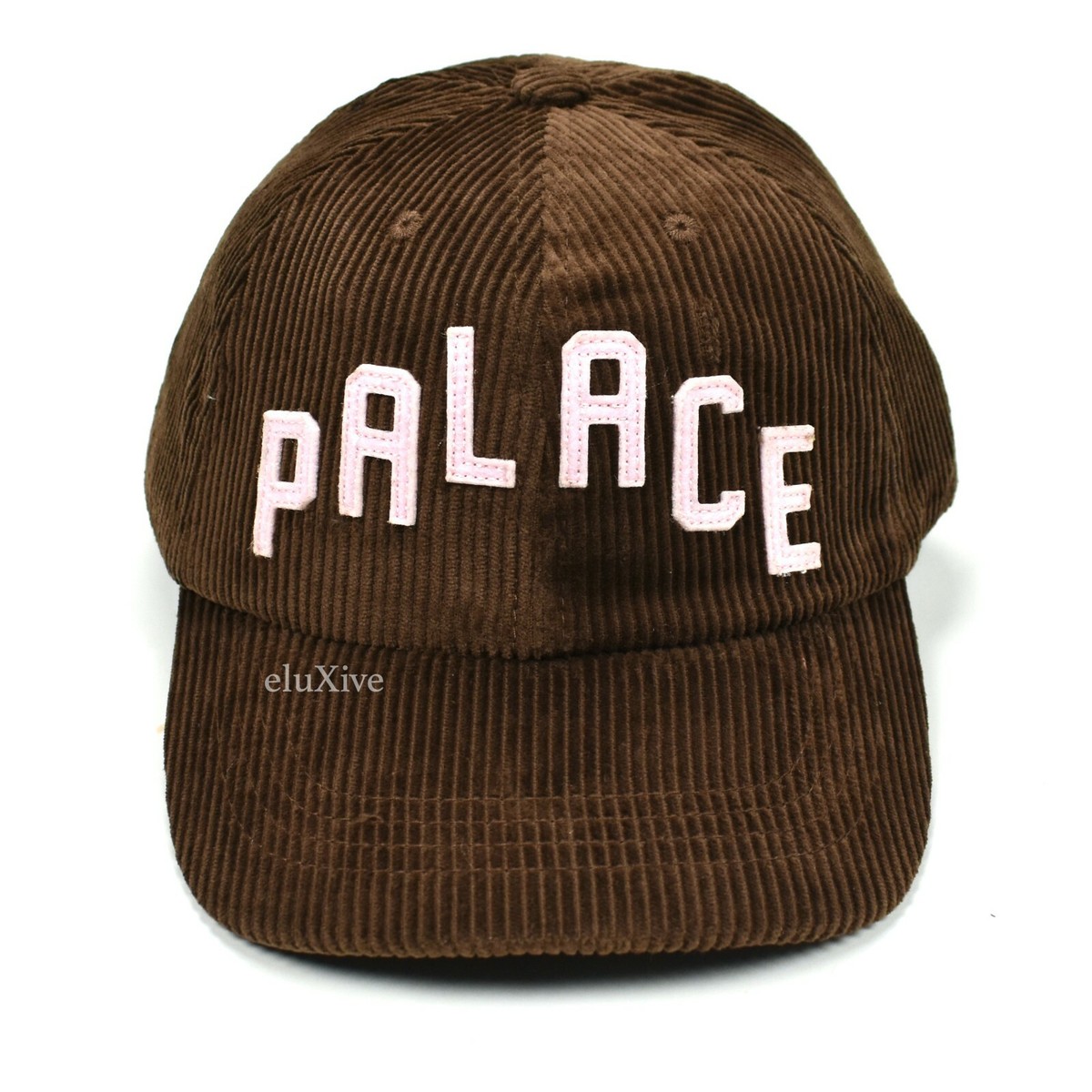 PALACE フライトキャップ ブラウン NWT Palace Alas Pink Felt Logo Corduroy Hat Brown Cap Men's SS22