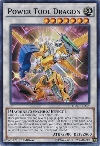 Power Tool Dragon (CT06-EN001) - MP Secret Rare Limited ed. Yugioh - Picture 1 of 1