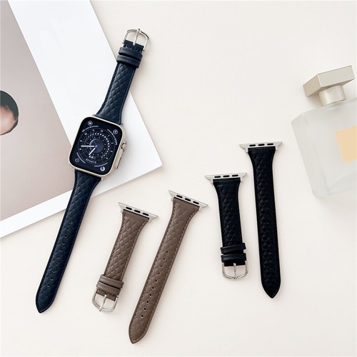 Correa de cuero para mujer para Apple Watch 10 9 8 7 6 SE Ultra 2 41/42/45/46/49 mm - Imagen 2 de 12