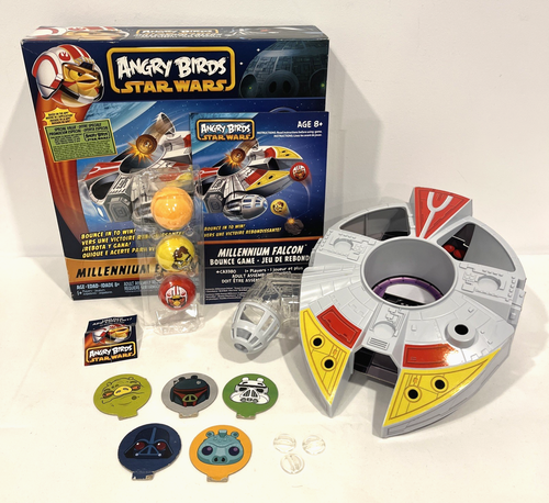 ANGRY BIRDS STAR WARS MILLENNIUM FALCON BOUNCE GAME SET 2012 ROVIO HASBRO GAMING - Picture 2 of 8