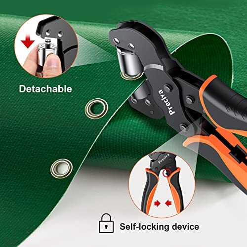 Ösenzangen Set Profi Ösenzange mit Hebeltechnik Sichere Ösenpresse 10mm mit ... - Bild 2 von 11