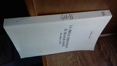 VOGNE M."Die periodische Presse in FRANCHE-COMTE des origines à 1870" 1977 (204Ry3) - Bild 3 von 4