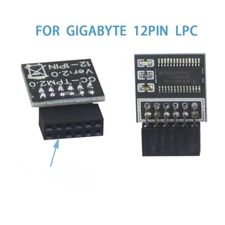 For GIGABYTE GC TPM 2.0 Motherboard 12 Pin TPM 2.0 Module LPC Upgrade PC System