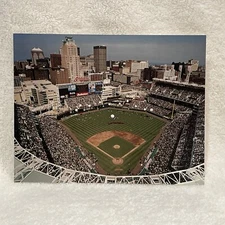 VINTAGE 1994 Opening Day Jacobs Field Oversized Postcard, Cleveland Indians NICE