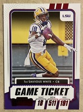 2021 Panini Contenders Draft Picks Tre’Davious White Game Ticket Ruby #76