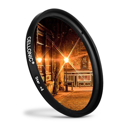 Gitterfilter Kreuzfilter 49mm für Sony DT 50 mm F1,8 SAM (SAL50F18)