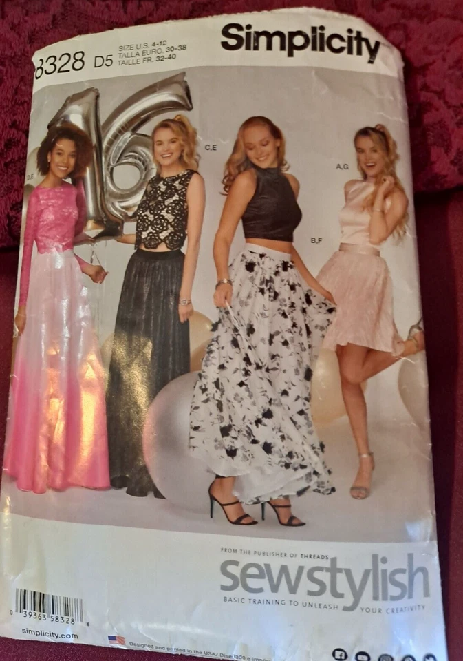 Вышитая кружевная одежда ткань чистый цветочный бордовый соответствующий сатин и узор - Изображение 3 из 4