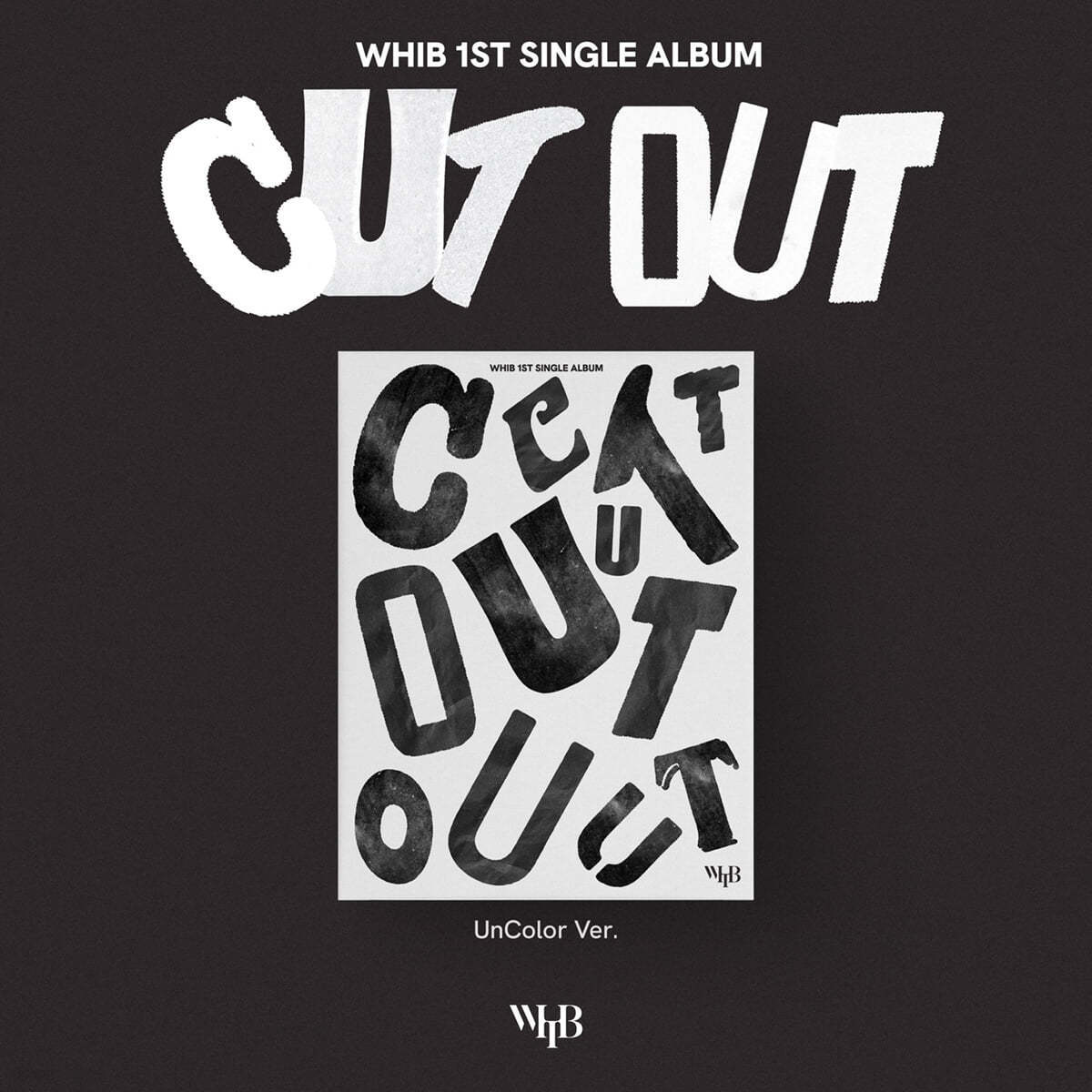 K-POP WHIB 1st Single Album [Cut-Out] CD+80p P.Book+P.Card+Sticker