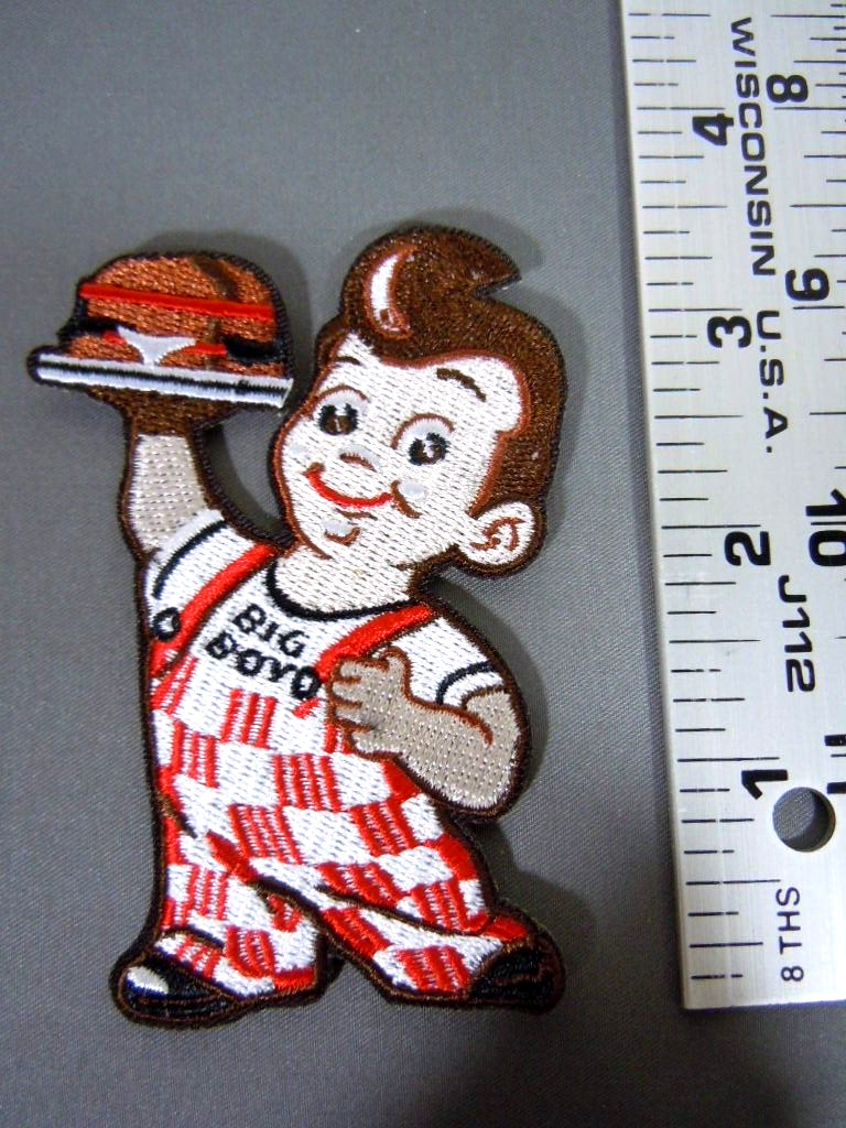 BIG BOY Embroidered Iron-On Patch - 3.5"