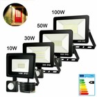 LED Flood Light 50-150W PIR Motion Sensor Spotlight Outdoor Garden Security Lamp