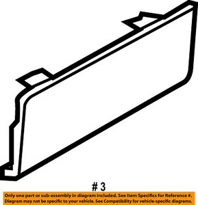 Ford Oem 15 18 F 150 Interior Rear Door Bezel Fl3z15237w24ba Ebay