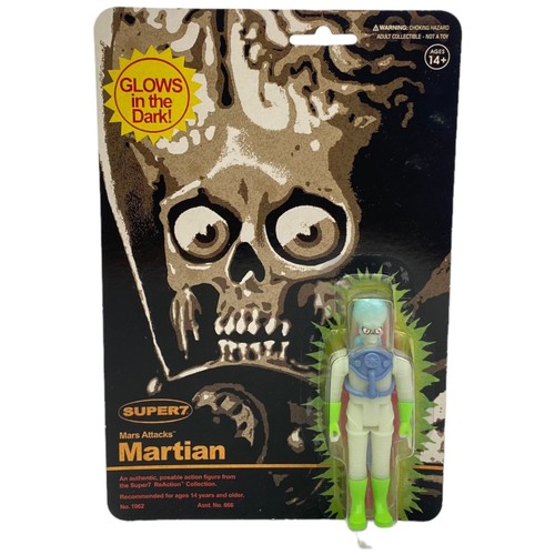 Super7 Mars Attacks Burning Flesh (glow) Figura De Acción Y