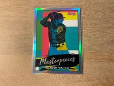 2021 Bowman's Best Wander Franco Masterpieces Refractor #BM-4 Tampa Bay Rays