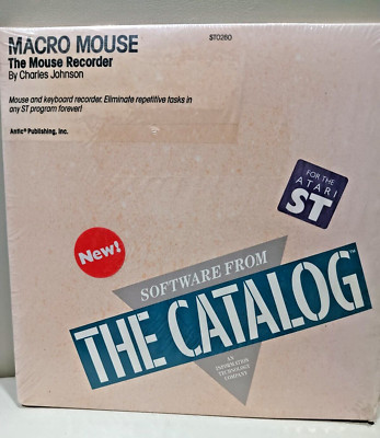 Macro Mouse by Antic Software; Atari ST, Disk w/manual NOS