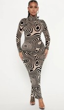 City Vision Mesh Maxi Dress