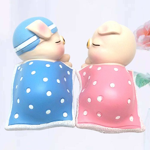 Resin Pig Sculpture Micro Landscape Figurine Pig Couple Figurine - Picture 11 of 11