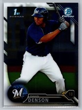 2016 Bowman #BCP30 David Denson Chrome Prospects *BW
