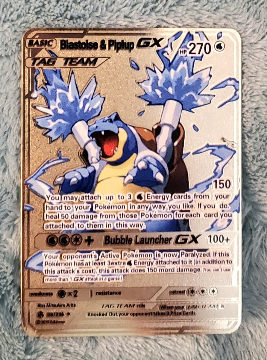 ポケモンカードゲーム Blastoise &Piplup GX sa pokemon card Pokemon Card Japanese Blastoise & Piplup GX 016/064 RR TAG