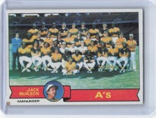 1979 Topps - Team Checklist #328 Jack McKeon