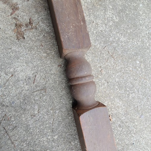 Architectural 9 ft long- 6" x 6" Turned Wood posts columns pillars for building - Picture 2 of 2