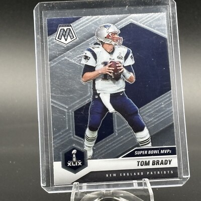Tom Brady, 2021 Panini Mosaic, #283, New England Patriots, Super Bowl MVP