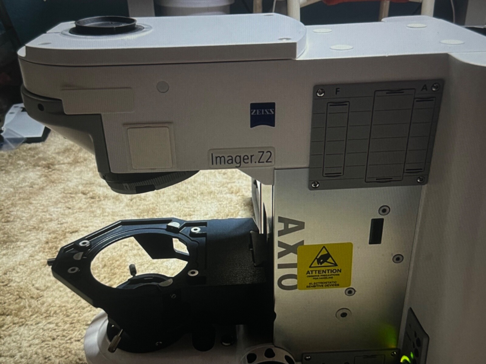 ZEISS AXIO IMAGER Z2 MICROSCOPE BODY AND POWER SUPPLY eBay