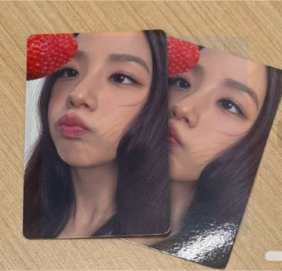 BLACKPINK ジス Jisoo マカオfm限定 サイン入りポラロイドセット BLACKPINK Jisoo 3.28 Hong Kong Fanmeet Strawberry Pout Ver