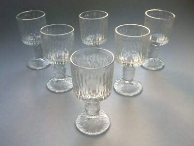 Ravenhead Siesta Bark 6 Saft Sherry Glas 10 cm, 2 Floz Vintage 70er Retro MCM