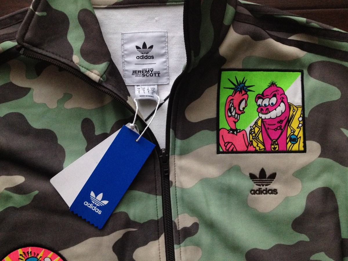 New】Adidas Men's【Adidas Originals X Jeremy Scott Camo