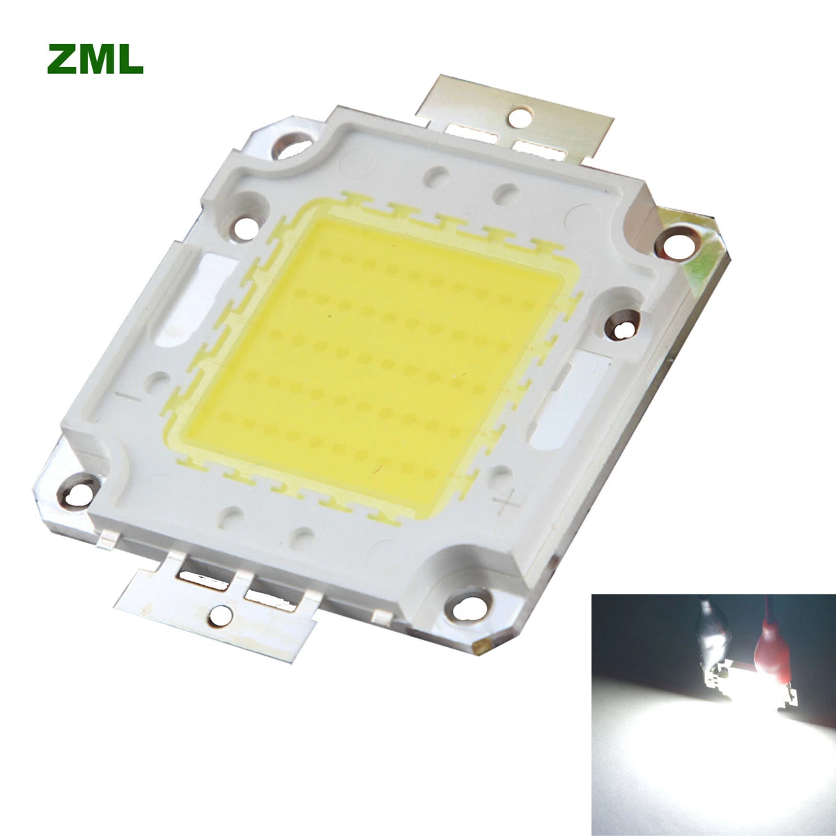 20W 30W 50W 100W COB LED Chips high power DC 30V-36V Integrated