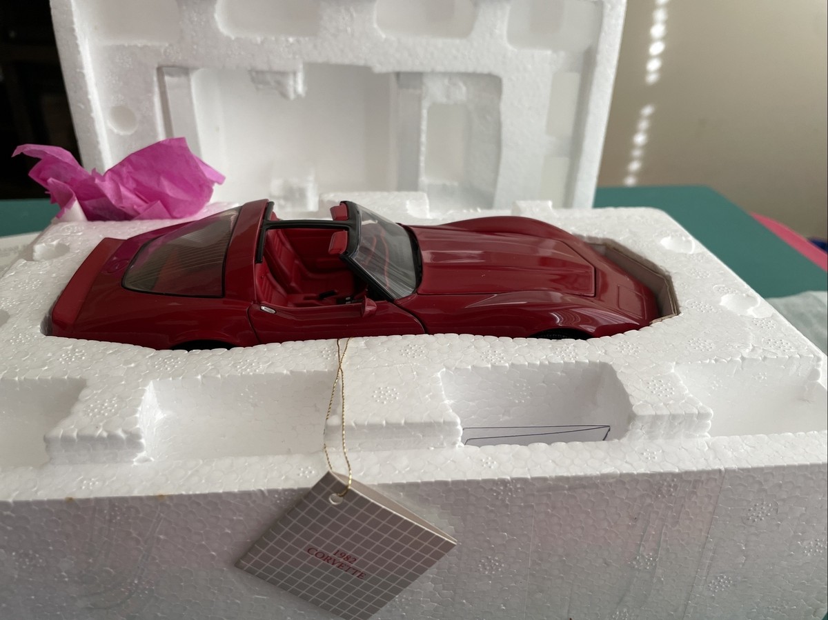 Franklin Mint 1982 Chevrolet Corvette 1.24 Red | eBay