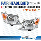 <!--F#f_0-->Pair Head Lights Lamps For Toyota Hilux SR SR5 Workmate GGN KUN TGN Ute 05-08<!--F/-->