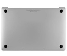 GENUINE MacBook Pro 15 A1990 2018 2019 Bottom Case Cover - Silver, Grade C