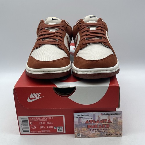 Size 6W - Nike Dunk LX Low Rugged Orange Tan White Black Suede (DZ2710-101) - Picture 2 of 8