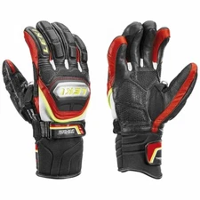 Leki World Cup Racing Ti S Glove Black/Red/White/Yellow