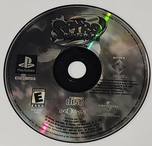 ๐ Spyro 2: Ripto's Rage! (PS1, 1999) โ Disc Only
