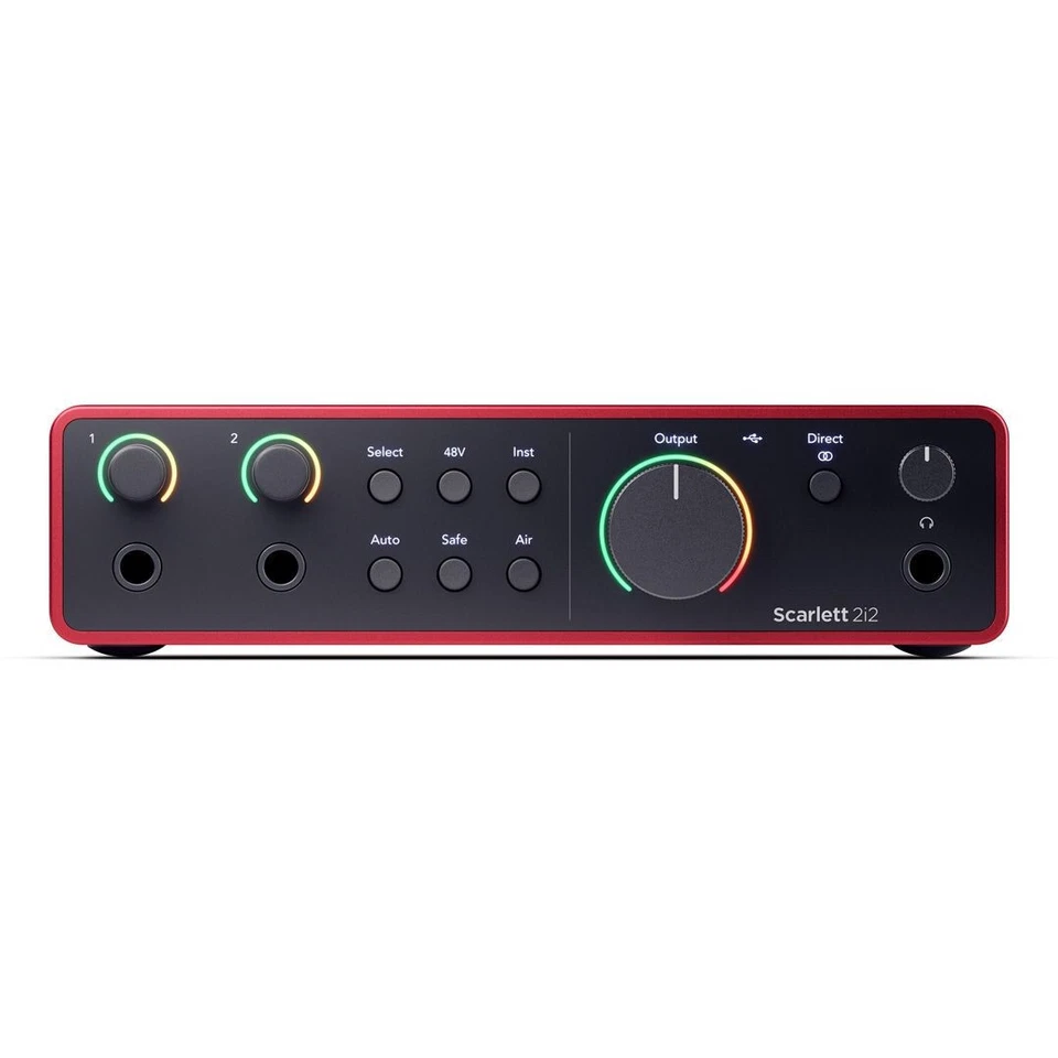 FOCUSRITE SCARLETT 2i2 (4th Gen) INTERFACCIA AUDIO USB 2 IN 2 OUT - Immagine 4 di 4