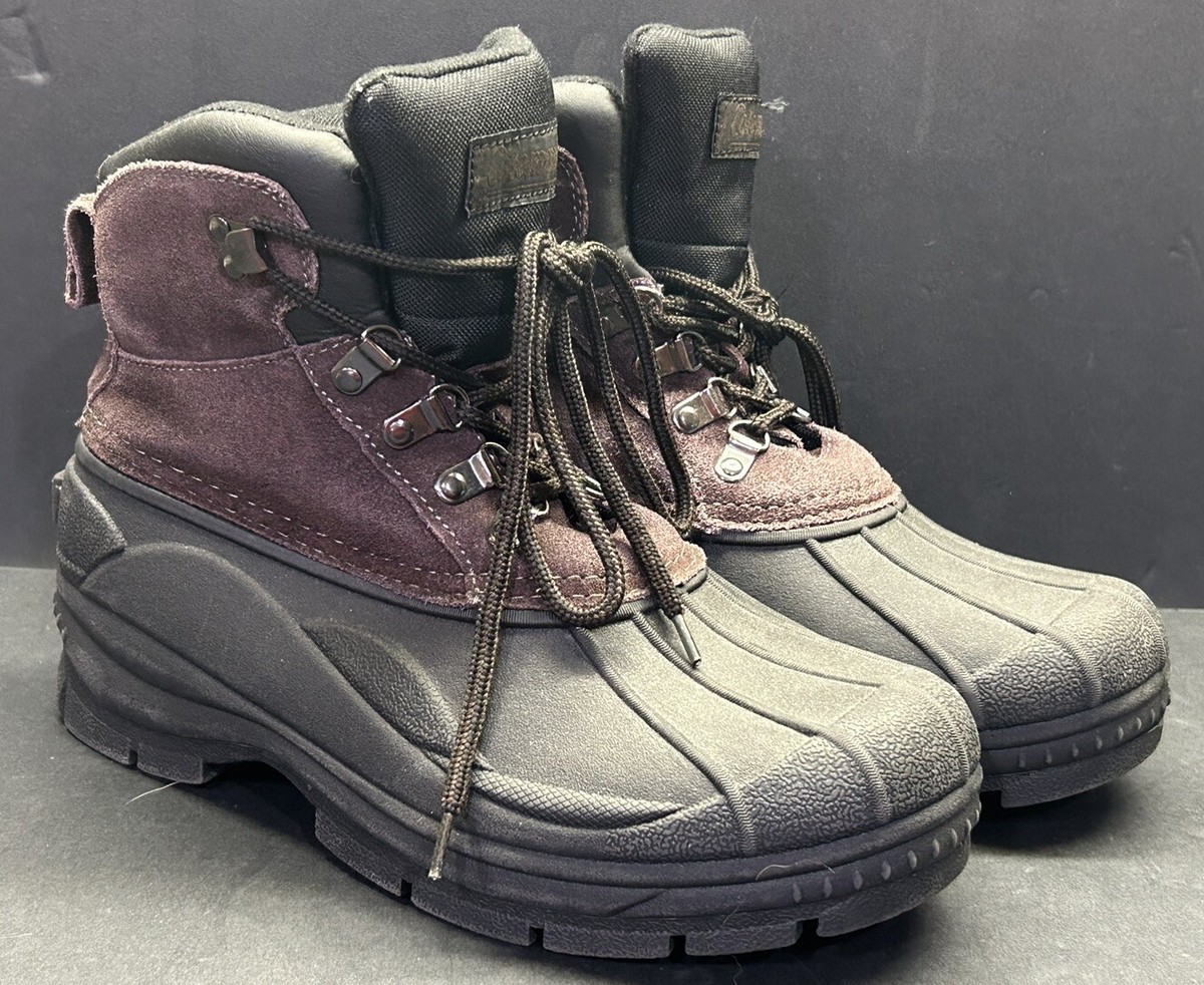 Men's Coleman Glacier M 200G Thinsulate Winter Boots Brown/Black LNWOB  Size: