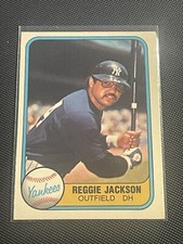 1981 Fleer - Batting #79 Reggie Jackson