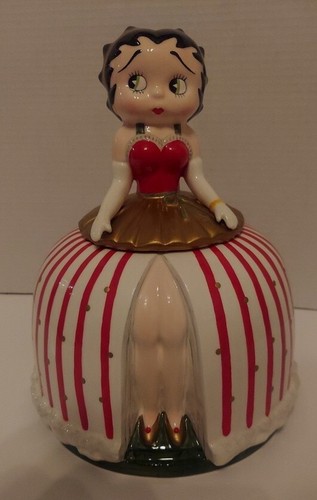 Vintage Betty Boop Vandor Keramik Keksglas limitierte Auflage 1995 Vollrock Kleid