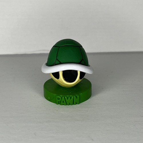 Figura pedina conchiglia verde Nintendo Super Mario pezzo di ricambio scacchi topper torta - Foto 3 di 3