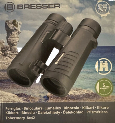 Bresser Binoculars Tobermory 8 x 42, New & Original Packaging