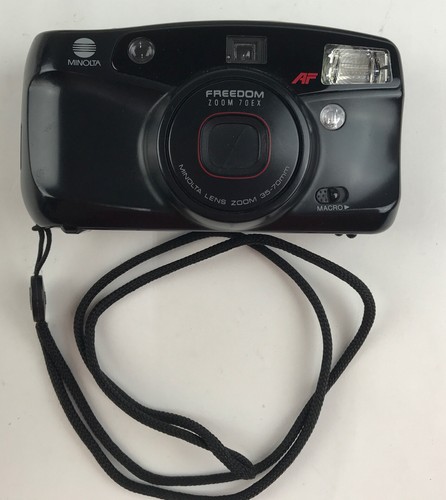 Minolta Freedom Zoom 70ex Point and Shoot Film Camera 35mm Flash - Picture 5 of 12