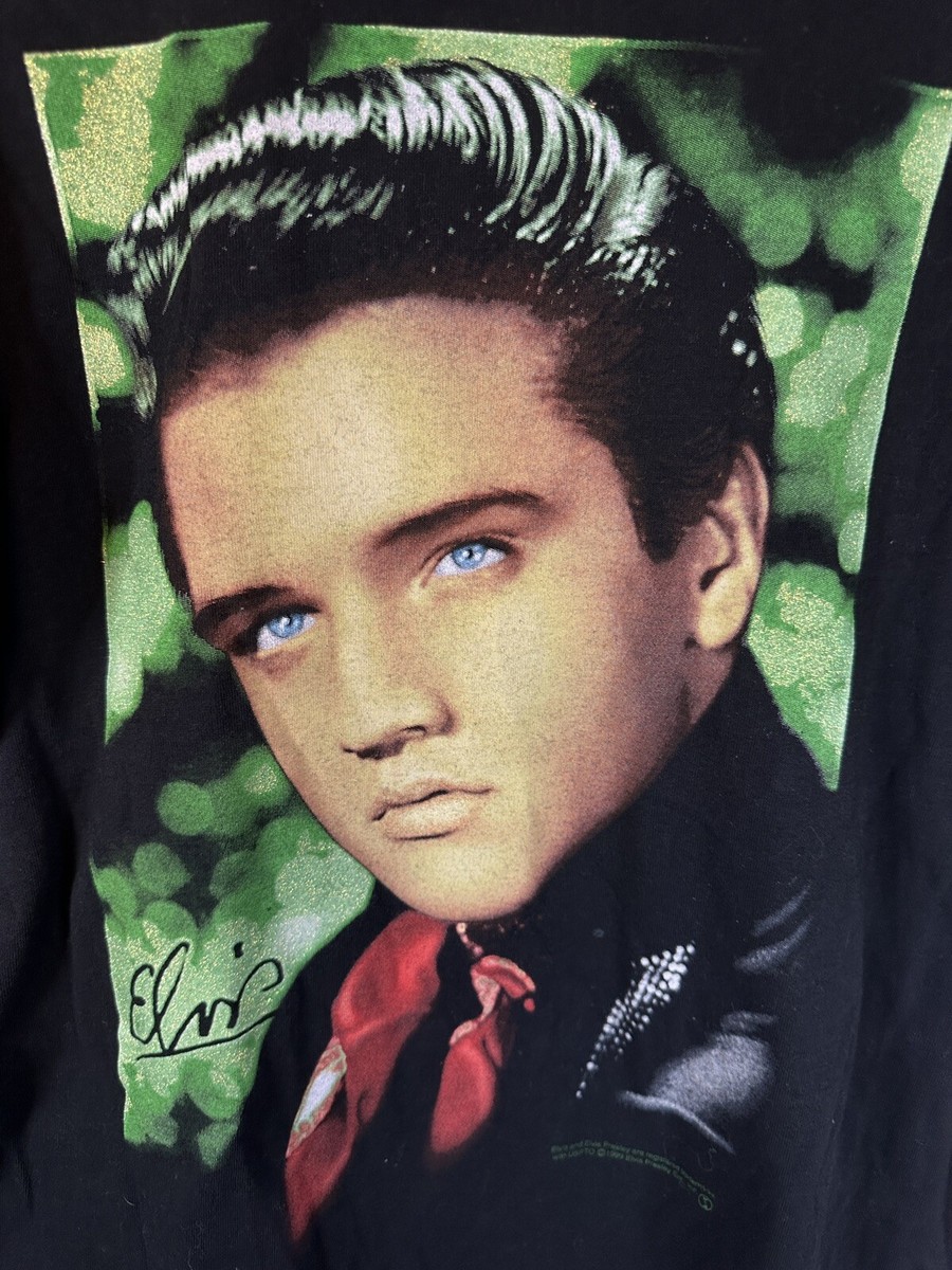 Vtg Elvis Presley Tee Shirt Size Large Delta Tag Pro Weight 1999