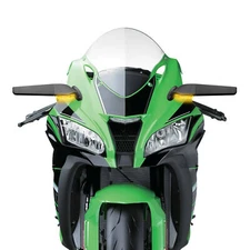 LED Turn Siganl Light Rearview Wind Wing Mirrors For Kawasaki NINJA ZX10R ZX1000