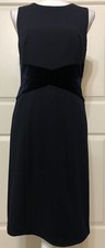 NWT Vince Camuto size 10 navy blue sleeveless straight holiday dress $148