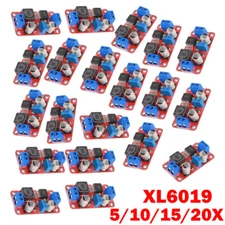 5/10/15/20x XL6019 Adjustable DC-DC Step Up Power Modules Boost Volt Converter