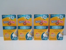 (4 Pack) Gold Bond Medicated cracked skin cream 0.75 oz., Fill & Protect,